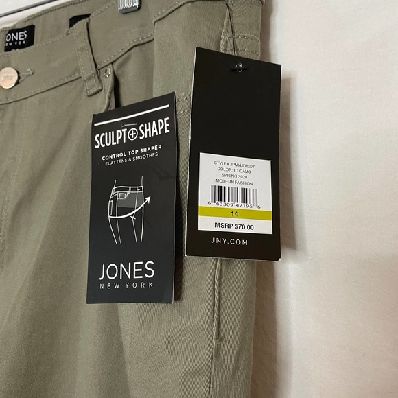 NWT Jones NY Lexington Skinny Capri Sz 14 - Picture 4 of 9